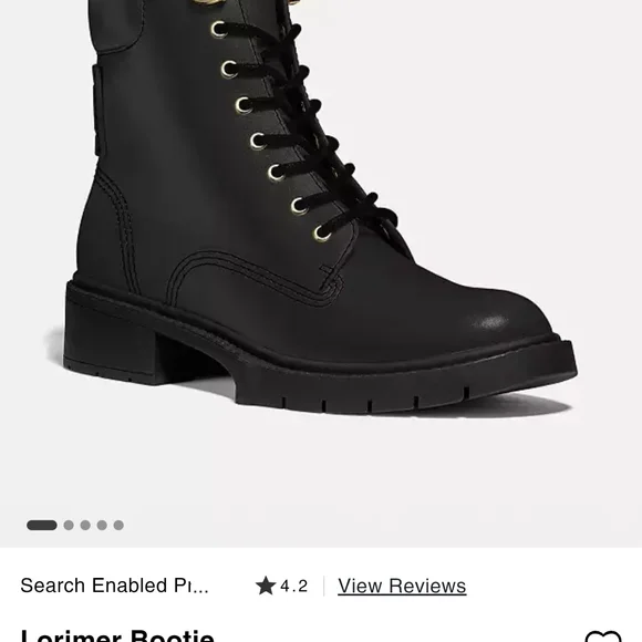 Coach Lorimer Leather Bootie - Picture 14 of 14